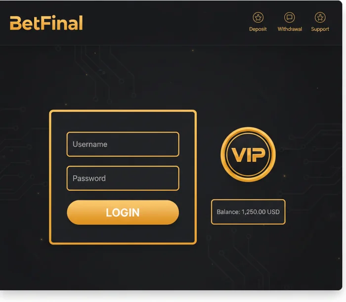 BetFinal Casino Login