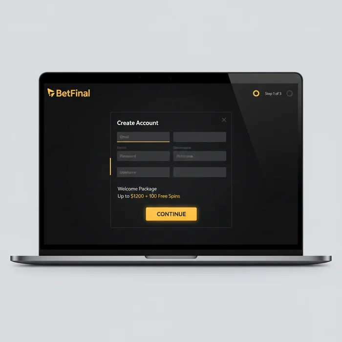 BetFinal Casino Signup